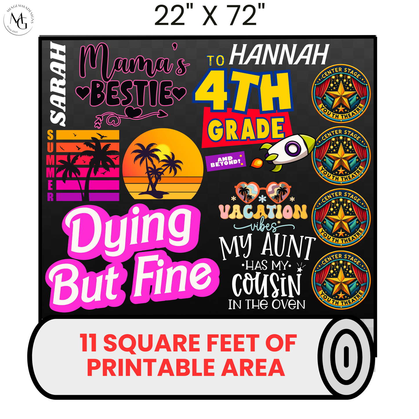 UV DTF Gang Roll