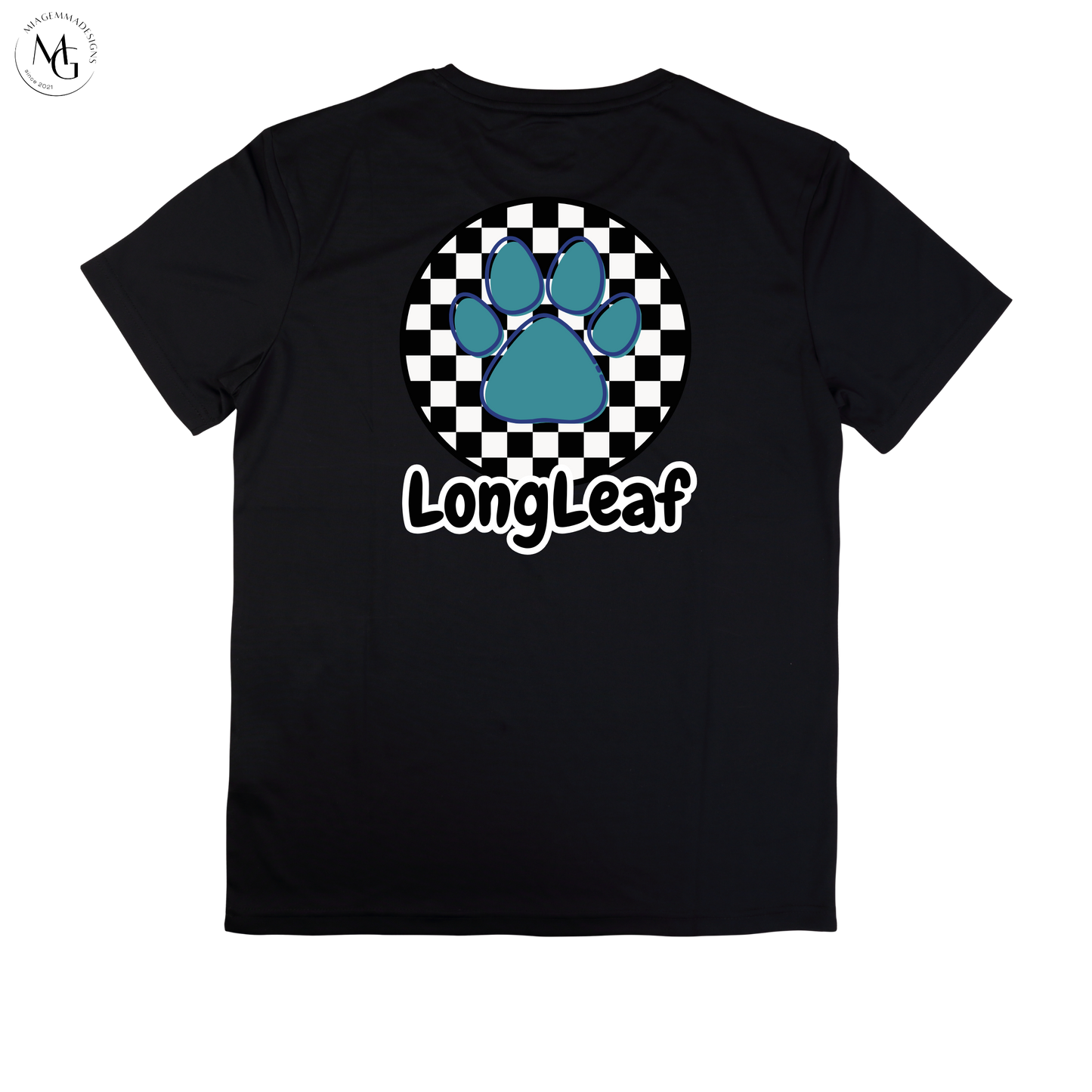 Long Leaf Round Checkerd Design Shirt