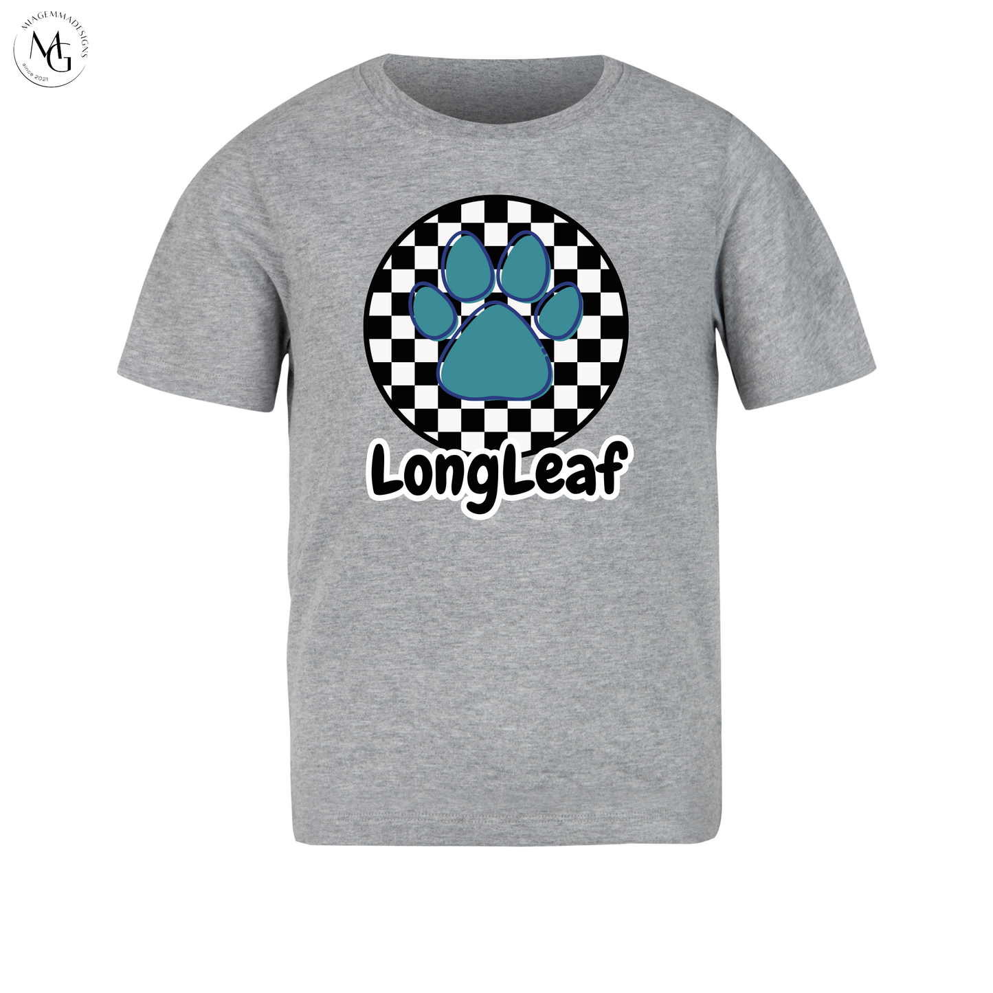 Long Leaf Round Checkerd Design Shirt