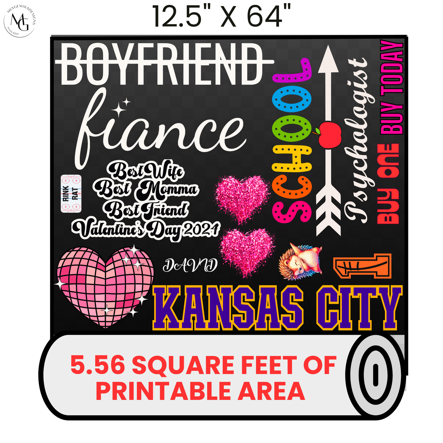 DTF Textile Gang Roll