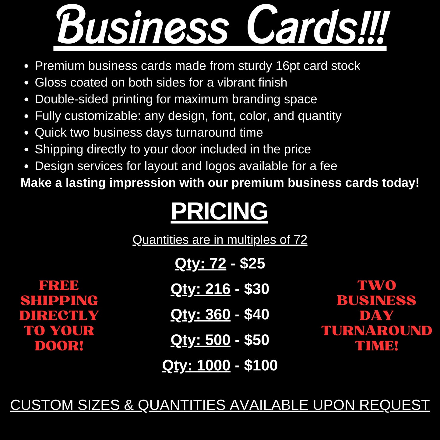 Premium Business Cards