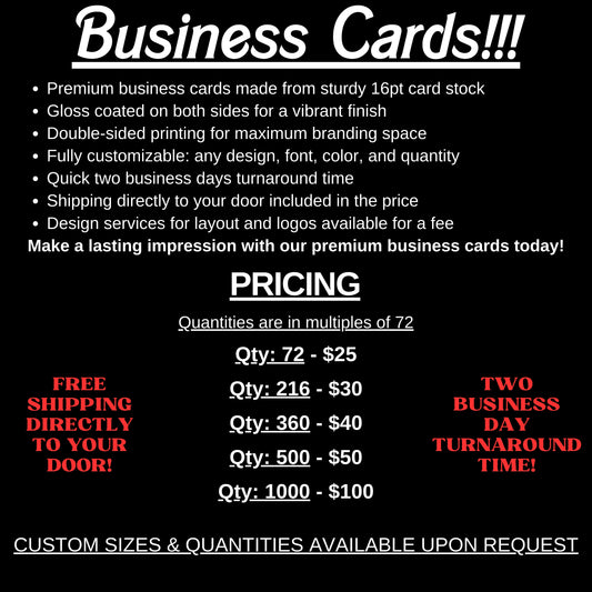 Premium Business Cards